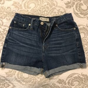 High-waisted Madewell Denim Shorts
